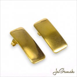 Náušnicové puzety 25x10mm CHIRURGICKÁ OCEĽ, 2ks (CH1686g)